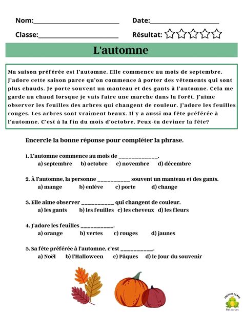 igcse french comprehension passages