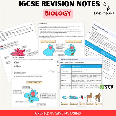 igcse human biology revision notes