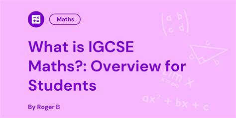 Igcse Maths 2007 Mark Schemes