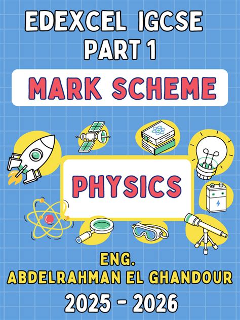 Igcse Physics Mark Scheme