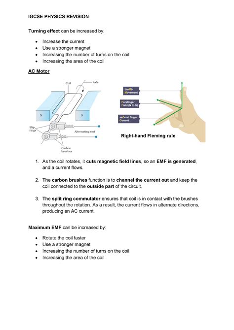 Igcse Physics Revision Notes