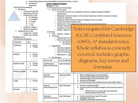 igcse science notes
