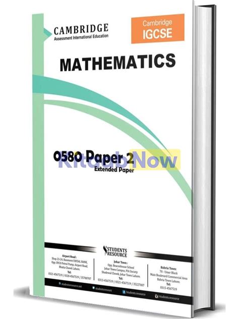 Download Igcse 0580 Papers Mathematics Paper 2 