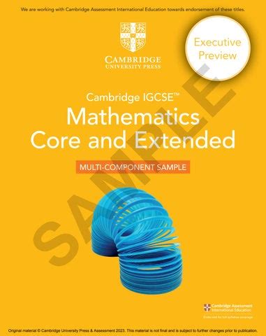 Read Online Igcse Core Maths Exam Practice Paper 