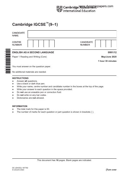 Download Igcse Exam Papers 