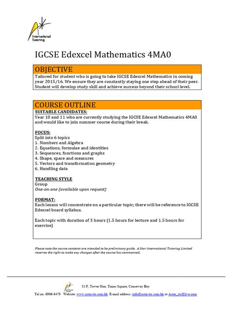 Read Igcse From 2009 Mathematics 4Ma0 Paper 2 