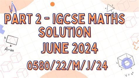 Read Online Igcse Mathematics 0580 May June Paper2 