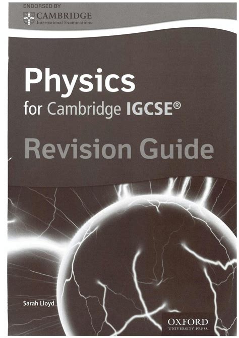 Download Igcse Physics Revision Guide 