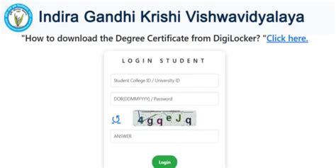Igkv Student Login