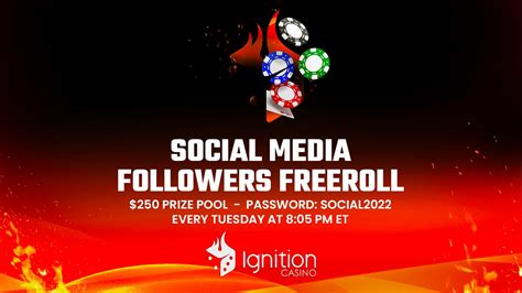ignition casino social media freeroll