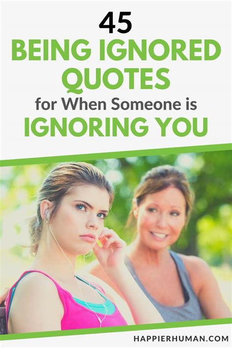 Ignoring Someone Quotes