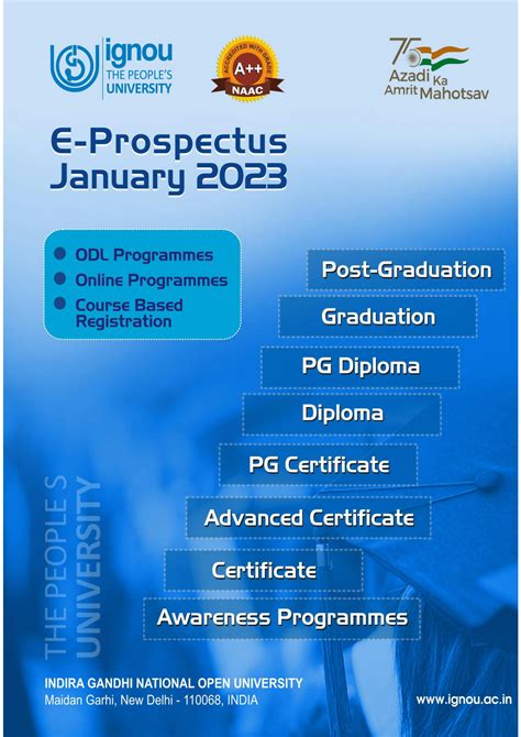 Ignou Common Prospectus
