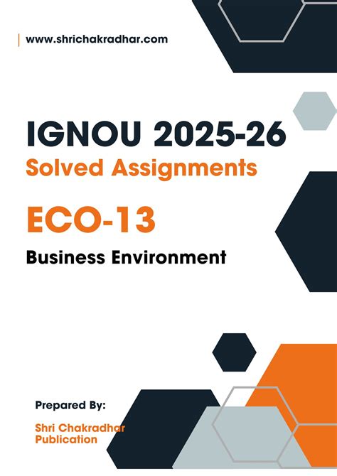 Ignou Eco 13 Solved Assignment 2014 15 2015 16