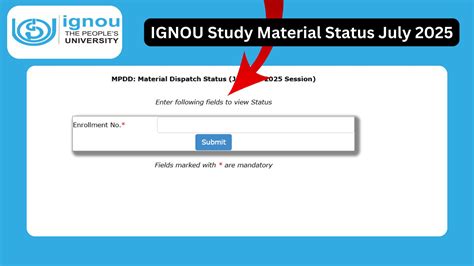 Ignou Material Status