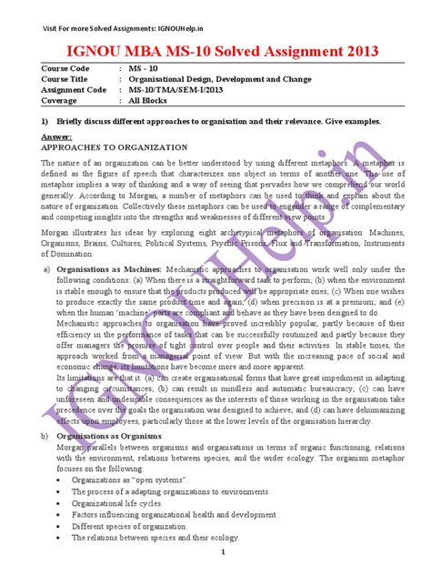 ignou solved assignment 2013 commerce