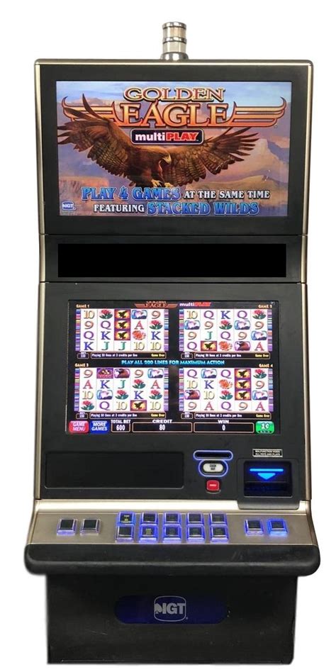 Igt G23 Slot Machine Golden Eagle Multiplay  Free Play  Handpay  Coinless  - Golden Games Slot