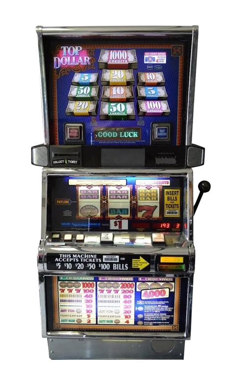 Igt Top Dollar Electro Mechanical 3 Reel Slot Machine   Extremely Rare   - Dollar Slot