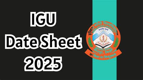 Igu Date Sheet