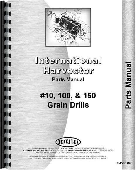 Read Ih Model 10 Grain Drill Manual 