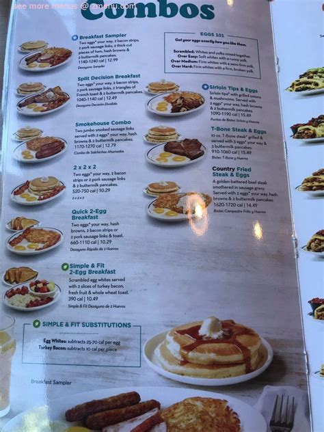 Ihop Restaurant Niagara Falls Menu, PDF, Pancake
