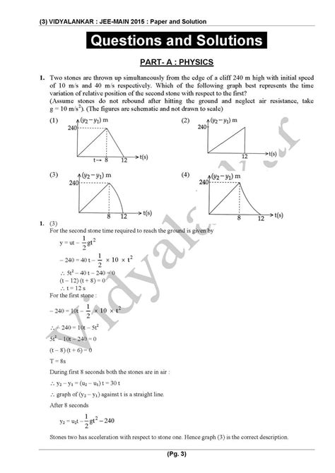 Read Online Iit Jee Sample Papers With Solutions 