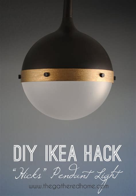 Ikea Hack Industrial Pendant Light