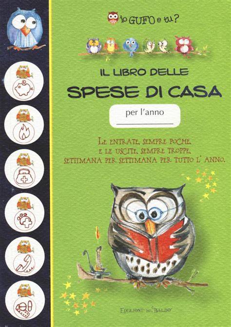 il libro delle spese di casa io gufo e tu