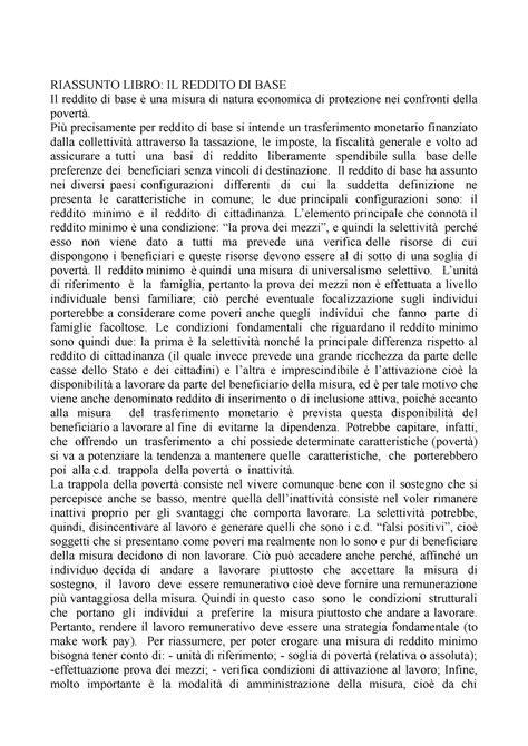 il reddito di base una proposta radicale