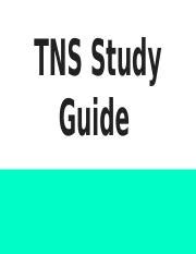 Il Tns Study Guide