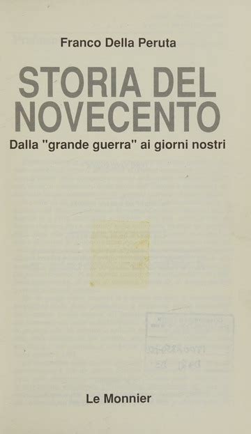 Read Il Novecento Dalla Quot Grande Guerra Quot Ai Giorni Nostri 