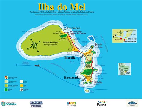 Ilha Do Mel Mapa