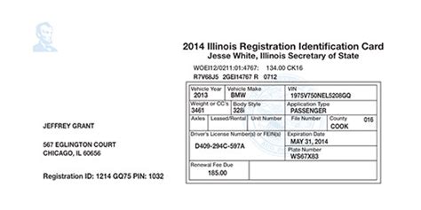 illinois auto registration
