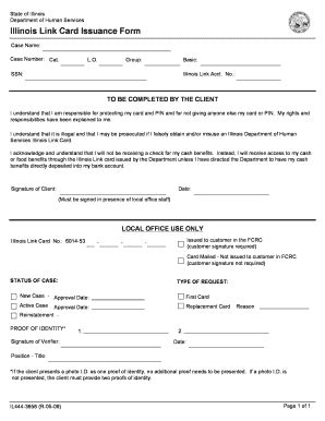 illinois link card application