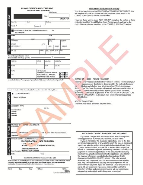 illinois speeding ticket