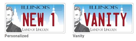 illinois vanity plates