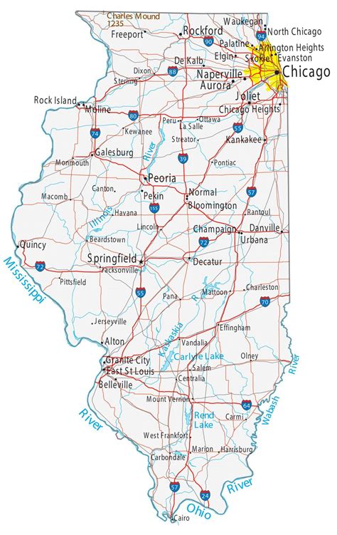 illinois with cities