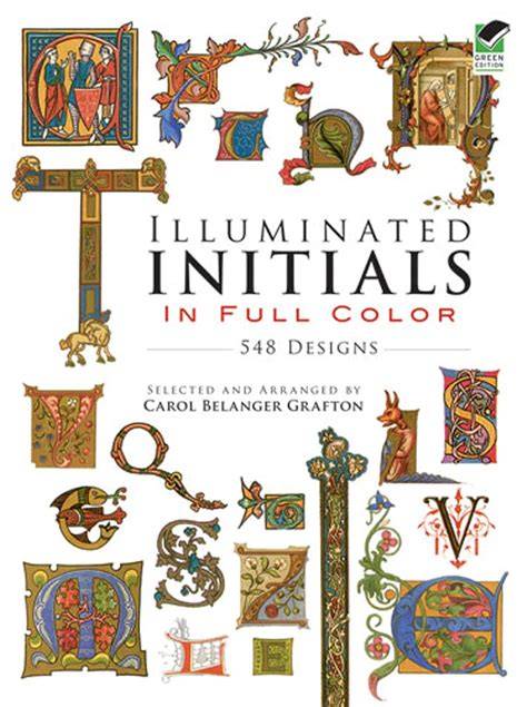 illuminated initials in full colour dover pictoria
