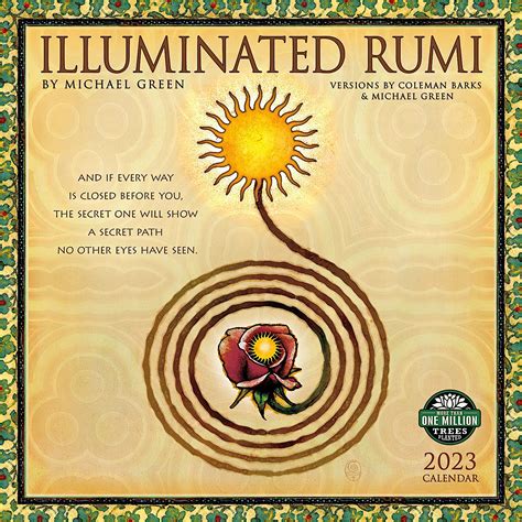 illuminated rumi calendar