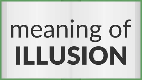 illusion meaning