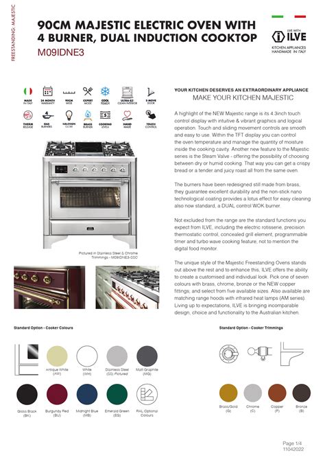 Read Online Ilve Oven Instruction Manual File Type Pdf 