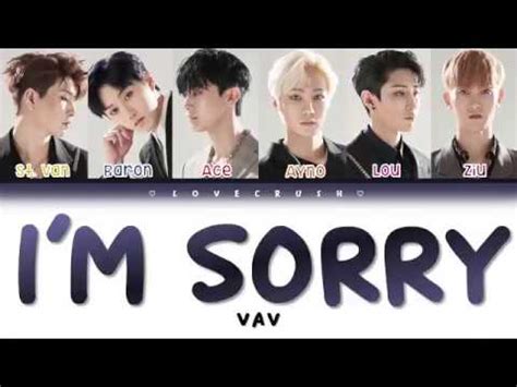 im sorry vav lyrics translation