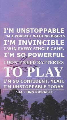 Im Unstoppable Lyrics