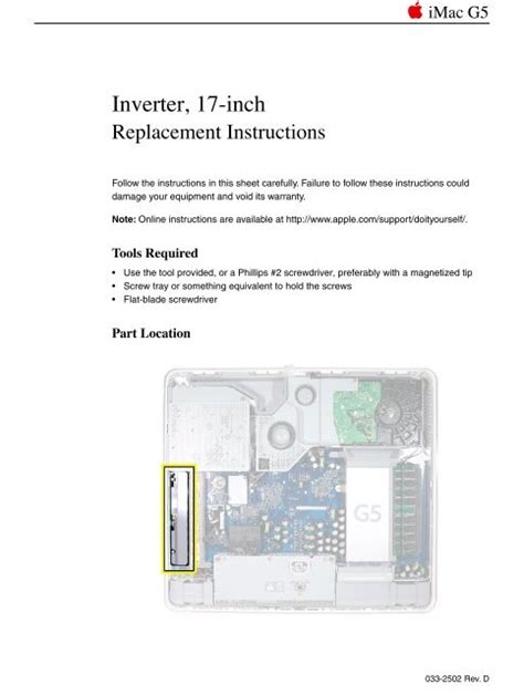 Download Imac G5 Disassembly Guide 