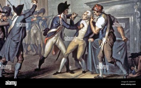 image de maximilien robespierre execution