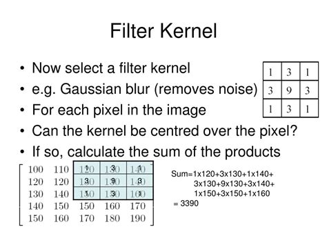 image processing - how to find the kernel for salt and …