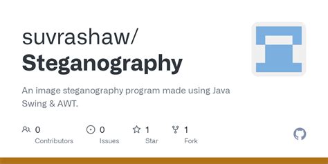 Image Steganography Using Java Swing Templates
