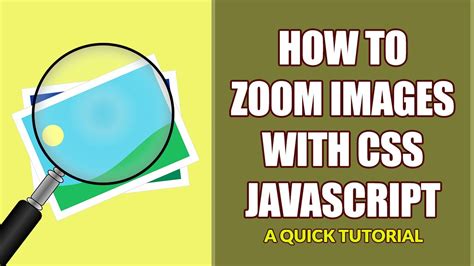 image zoom javascript code generator
