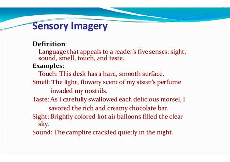 Imagery Definition And Examples Litcharts Imagery Writing Exercises - Imagery Writing Exercises