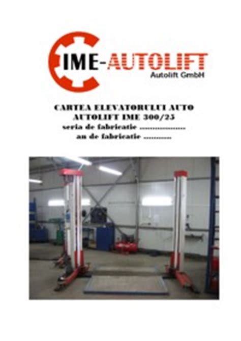 Download Ime Autolift 300 25 