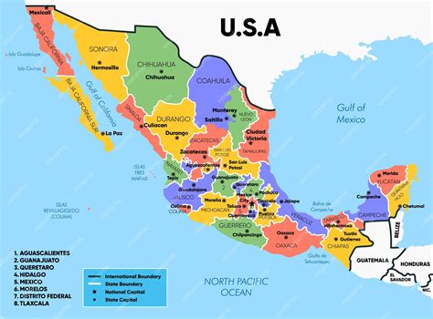 Imágenes De Mapa De La República Mexicana